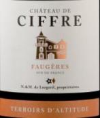 西弗瑞酒莊杰爾高海拔風(fēng)土紅葡萄酒(Chateau de Ciffre Faugeres Terroirs d'Altitude, Languedoc-Rousillon, France)