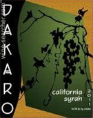達卡洛西拉紅葡萄酒(Dakaro Cellars Syrah, California, USA)