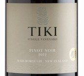 提基酒莊單一園黑皮諾紅葡萄酒(Tiki Single Vineyard Pinot Noir, Marlborough, New Zealand)