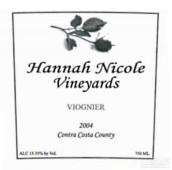 漢娜尼科爾酒莊維歐尼白葡萄酒(Hannah Nicole Vineyards Viognier, Contra Costa County, USA)