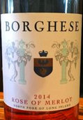 鮑格才酒莊梅洛桃紅葡萄酒(Castello di Borghese Vineyard & Winery Rose of Merlot, North Fork, USA)