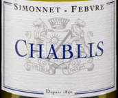 西蒙尼酒莊（夏布利村）白葡萄酒(Simonnet-Febvre Chablis, Chablis, France)