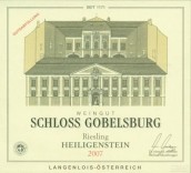 Schloss Gobelsburg Zobinger Heiligenstein Riesling, Kamptal, Austria