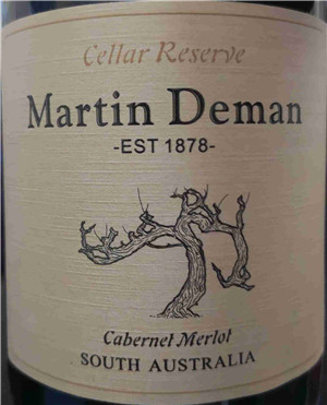 martin deman cellar reserve cabernet merlot south australia