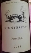 石頭橋黑皮諾干紅葡萄酒(Stonybridge Pinot Noir, Hawke's Bay, New Zealand)