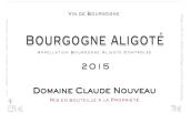 克勞德-努沃酒莊勃艮第阿里高特干白葡萄酒(Domaine Claude Nouveau Bourgogne Aligote, Cote de Beaune, France)