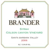 布蘭德寇爾森峽谷園西拉干紅葡萄酒(Brander Vineyard Colson Canyon Vineyard Syrah, Santa Barbara County, USA)