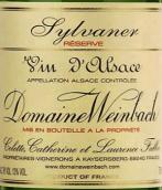 溫巴赫酒莊珍藏西萬尼白葡萄酒(Domaine Weinbach Sylvaner Reserve, Alsace, France)