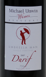 麥克恩文撐傘人系列杜瑞夫干紅葡萄酒(Michael Unwin Wines Umbrella Man Durif, Pyrenees, Australia)