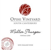 歐皮希谷米勒-圖高白葡萄酒(Opihi Valley Muller-Thurgau, Opihi, New Zealand)