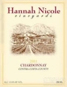 漢娜尼科爾酒莊霞多麗白葡萄酒(Hannah Nicole Vineyards Chardonnay, Contra Costa County, USA)