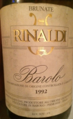 里納爾迪酒莊巴羅洛珍藏紅葡萄酒(Giuseppe Rinaldi  Brunate Riserva Barolo DOCG, Piedmont, Italy)