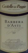 波吉?dú)W城堡酒莊巴貝拉干紅葡萄酒(Castello del Poggio Barbera d'Asti DOCG, Piedmont, Italy)