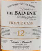 百富12年三桶蘇格蘭單一麥芽威士忌(The Balvenie Aged 12 Years Triple Cask Single Malt Scotch Whisky, Speyside, UK)