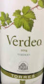 桃樂絲維多弗德喬干白葡萄酒(Torres Verdeo Verdejo, Rueda, Spain)