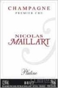 尼古勞斯馬亞爾鉑金一級園極干型香檳(Nicolas Maillart Platine Premier Cru Brut, Champagne, France)