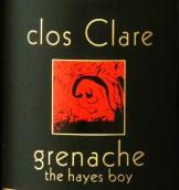 克萊爾黑茲男孩干紅葡萄酒(Clos Clare The Hayes Boy Grenache, Clare Valley,Australia)