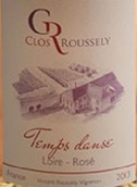 夫斯理舞蹈時(shí)間黑詩南干紅葡萄酒(Domaine?du?Clos?Roussely Temps Danse Pineau d'Aunis, Touraine, France)