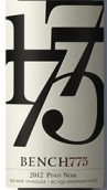 本奇1775酒莊黑皮諾紅葡萄酒(Bench 1775 Winery Pinot Noir, Okanagan Valley, Canada)