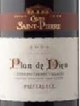 圣皮耶普蘭德迪首選干紅葡萄酒(Caves Saint-Pierre Preference, Plan de Dieu, France)