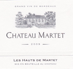 瑪婷上梅婷紅葡萄酒(Chateau Martet Les Hauts de Martet, Sainte-Foy-Bordeaux, France)