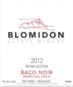 美登黑巴科干紅葡萄酒(Blomidon Baco Noir, Nova Scotia, Canada)