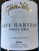 吉騰莊園精選系列晚收灰皮諾甜白葡萄酒(Gibbston Valley Wines GV Collection Late Harvest Pinot Gris, Central Otago, New Zealand)