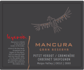 安第斯神鷹傳奇特別珍藏干紅葡萄酒(Mancura Leyenda Gran Reserva Petit Verdot Carmenere Cabernet Sauvignon, Casablanca Valley, Chile)