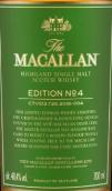 麥卡倫第4版蘇格蘭單一麥芽威士忌(The Macallan Edition No.4 Single Malt Scotch Whisky, Highlands, UK)