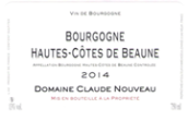 克勞德-努沃酒莊（上伯恩丘村）干白葡萄酒(Domaine Claude Nouveau Bourgogne Hautes Cotes de Beaune Blanc, Burgundy, France)