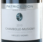 里翁香波-慕西尼老藤紅葡萄酒(Domaine Michele et Patrice Rion Chambolle-Musigny Vieilles Vignes, Cote de Nuits, France)