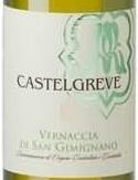 格雷維貝薩卡斯特維納西白葡萄酒(Castelli del Grevepesa Castelgreve Vernaccia di San Gimignano DOCG, Tuscany, Italy)