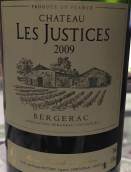 法官酒莊紅葡萄酒(Chateau Les Justices, Bergerac, France)