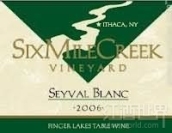 六里溪白謝瓦爾干白葡萄酒(Six Mile Creek Vineyard Seyval Blanc, Finger Lakes, USA)