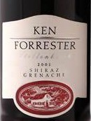 肯福特西拉歌海娜干紅葡萄酒(Ken Forrester Shiraz -Grenache, Stellenbosch, South Africa)