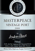 安德魯皮斯大師系列年份波特風(fēng)格加強(qiáng)酒(Andrew Peace Masterpeace Vintage Port, Victoria, Australia)