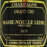 瑪麗諾艾爾德魯酒莊干型香檳(Marie-Noelle Ledru Grand Cru Brut, Champagne, France)