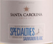 圣卡羅特釀長相思干白葡萄酒(Santa Carolina Specialties Sauvignon Blanc, Aconcagua Valley, Chile)