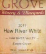 戈洛夫酒莊霍河干白葡萄酒(Grove Winery & Vineyards Haw River White, North Carolina, USA)