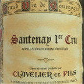 克拉韋里爾父子酒莊（桑特奈一級(jí)園）紅葡萄酒(Bourgogne Clavelier & Fils Santenay 1er Cru, Cote de Beaune, France)