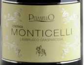 普亞萊洛康塔蒙蒂塞利藍(lán)布魯斯科半干紅葡萄酒(Cantina Puianello Contrada Monticelli Lambrusco, Emilia-Romagna, Italy)