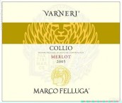馬可費魯伽科利奧崴勒瑞梅洛干紅葡萄酒(Marco Felluga Collio Varneri Merlot, Friuli-Venezia Giulia, Italy)
