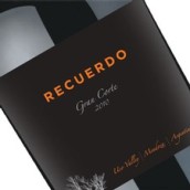 往事如煙超級(jí)柯爾特干紅葡萄酒(Recuerdo Gran Corte, Mendoza, Argentina)