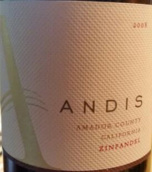 安迪斯仙粉黛紅葡萄酒(Andis Wines Zinfandel, Amador County, USA)