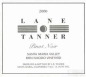 天勒比恩·納西多園黑皮諾干紅葡萄酒(Lane Tanner Bien Nacido Vineyards Pinot Noir, Santa Maria Valley, USA)