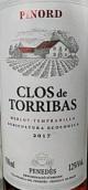 品諾德酒莊托里巴斯園丹魄-梅洛紅葡萄酒(Bodegas Pinord Clos de Torribas Tempranillo Merlot, Penedes, Spain)