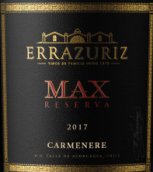 伊拉蘇馬克西珍藏佳美娜干紅葡萄酒(Errazuriz Max Reserva Carmenere, Aconcagua Valley, Chile)