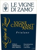 扎莫酒莊辛奎特安尼弗留利白葡萄酒(Le Vigne di Zamo Vigne Cinquant' Anni Friulano Colli Orientali del Friuli DOC, Friuli-Venezia Giulia, Italy)