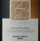 夏塞訥達賽特釀白皮諾香檳(Champagne Chassenay d'Arce Cuvee Pinot Blanc, Champagne, France)