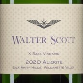 沃爾特·斯科特X薩克薩園阿里高特白葡萄酒(Walter Scott X Saxa Vineyard Aligote, Eola-Amity Hills, USA)